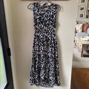 Blu Pepper Black and white floral dress